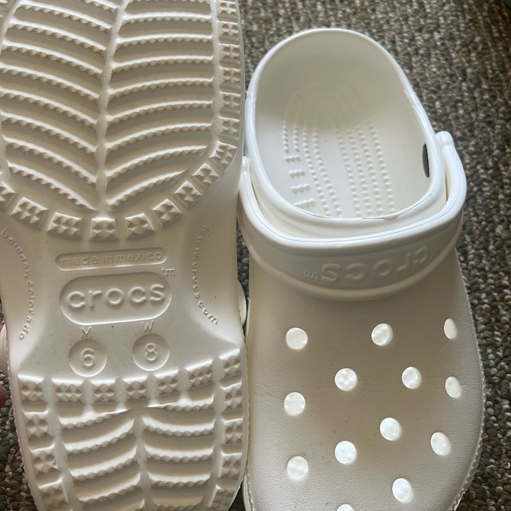 White crocs